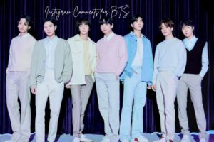 Instagram comments for BTS